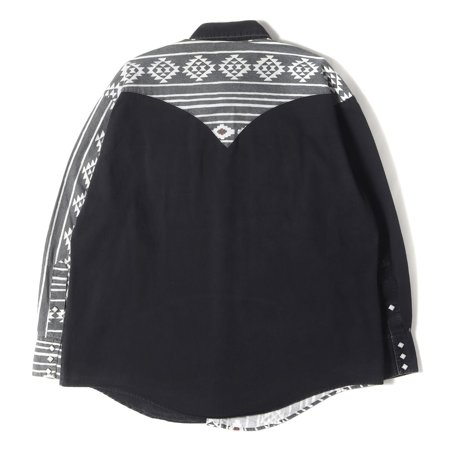 90s ネイティブ柄 コットン ウエスタンシャツ (USA製)