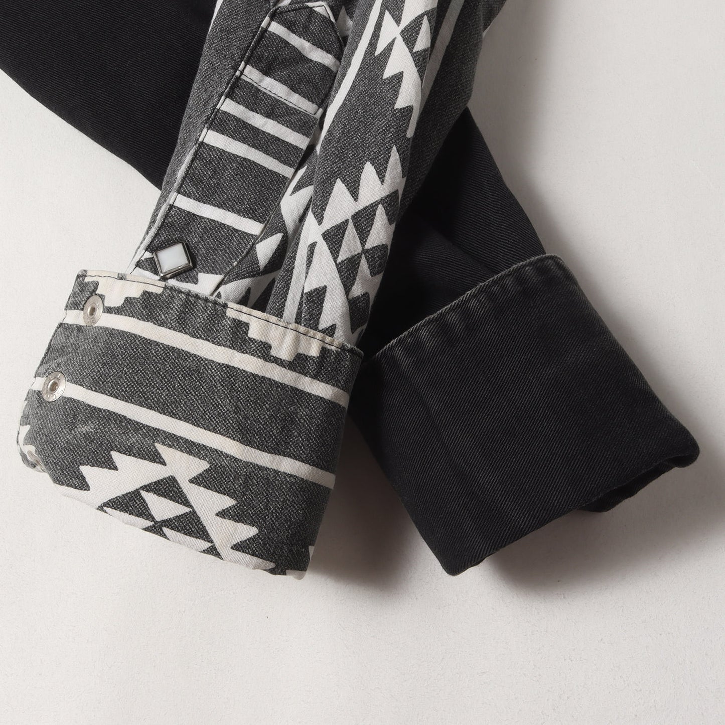 90s ネイティブ柄 コットン ウエスタンシャツ (USA製)