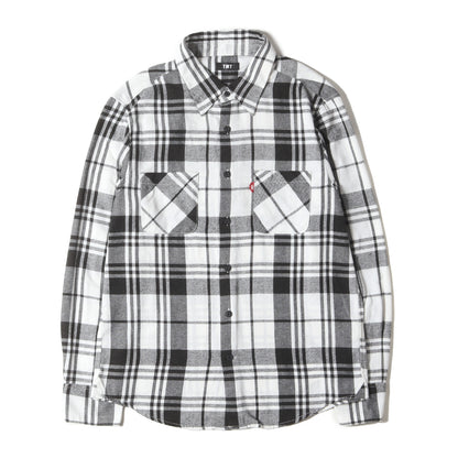 23AW チェック フランネルシャツ(WOOLY PLAID SHIRTS)