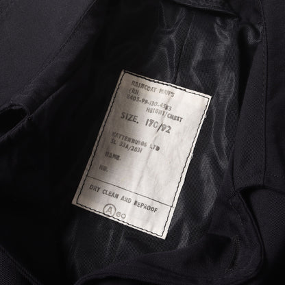 70s イギリス軍 実物 Royal Navy ウールギャバジン レインコート