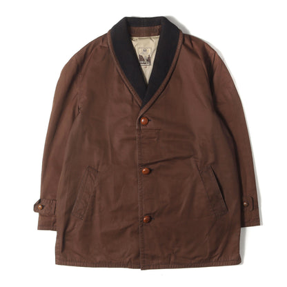 [希少 山タグ] 60s ニット ショールカラー コットン ジャケット 英国製