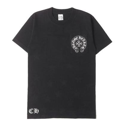 00s スクロールラベル&スタープリント ポケット Tシャツ