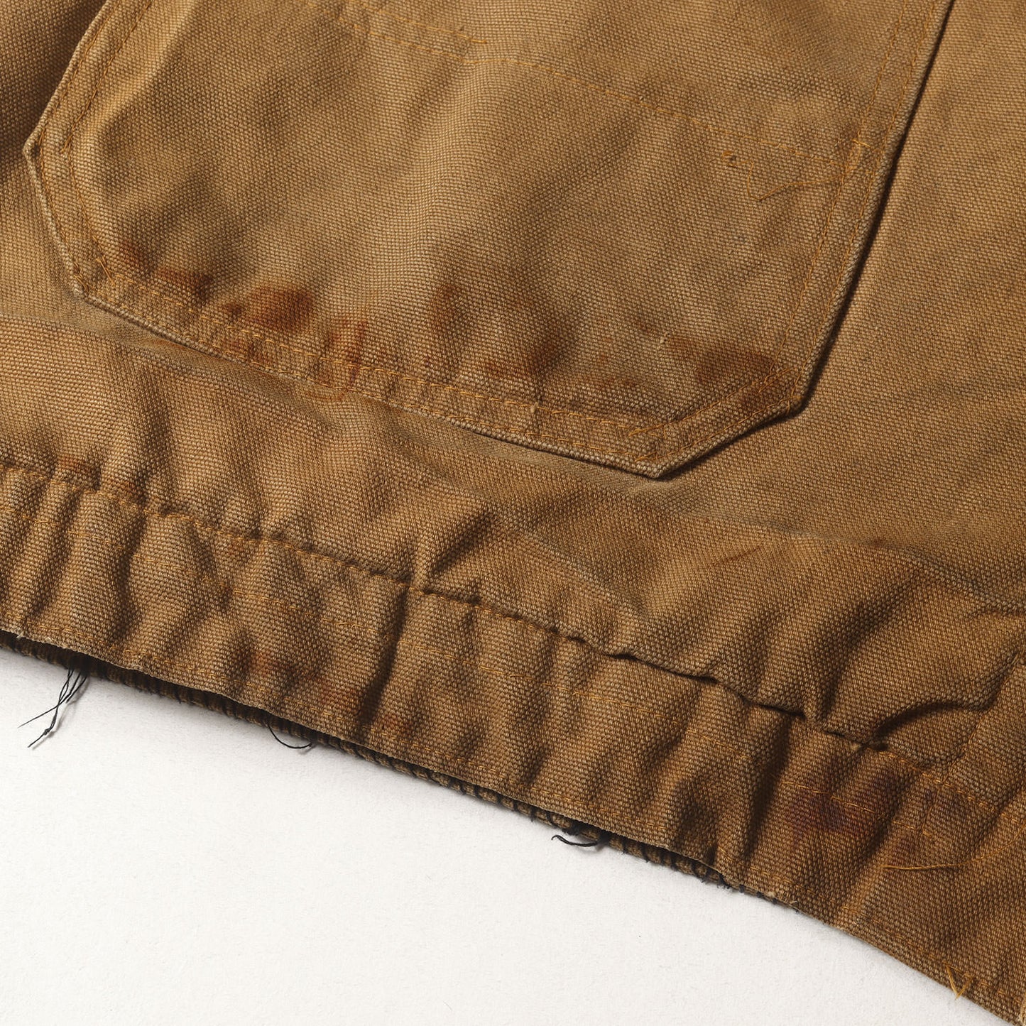 [雰囲気抜群] 60s Madewell ブランケット付き ブラウンダック カバーオール USA製