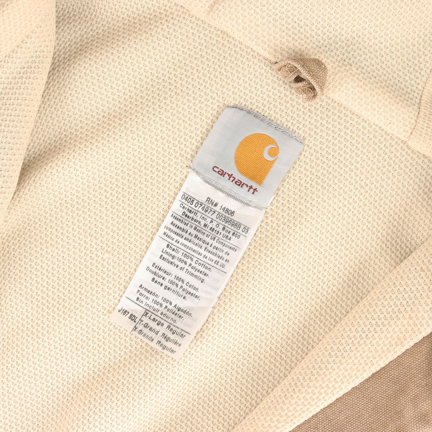 [人気モデル] 00s 裏メッシュ サンドベージュ ダック アクティブ ジャケット メキシコ製