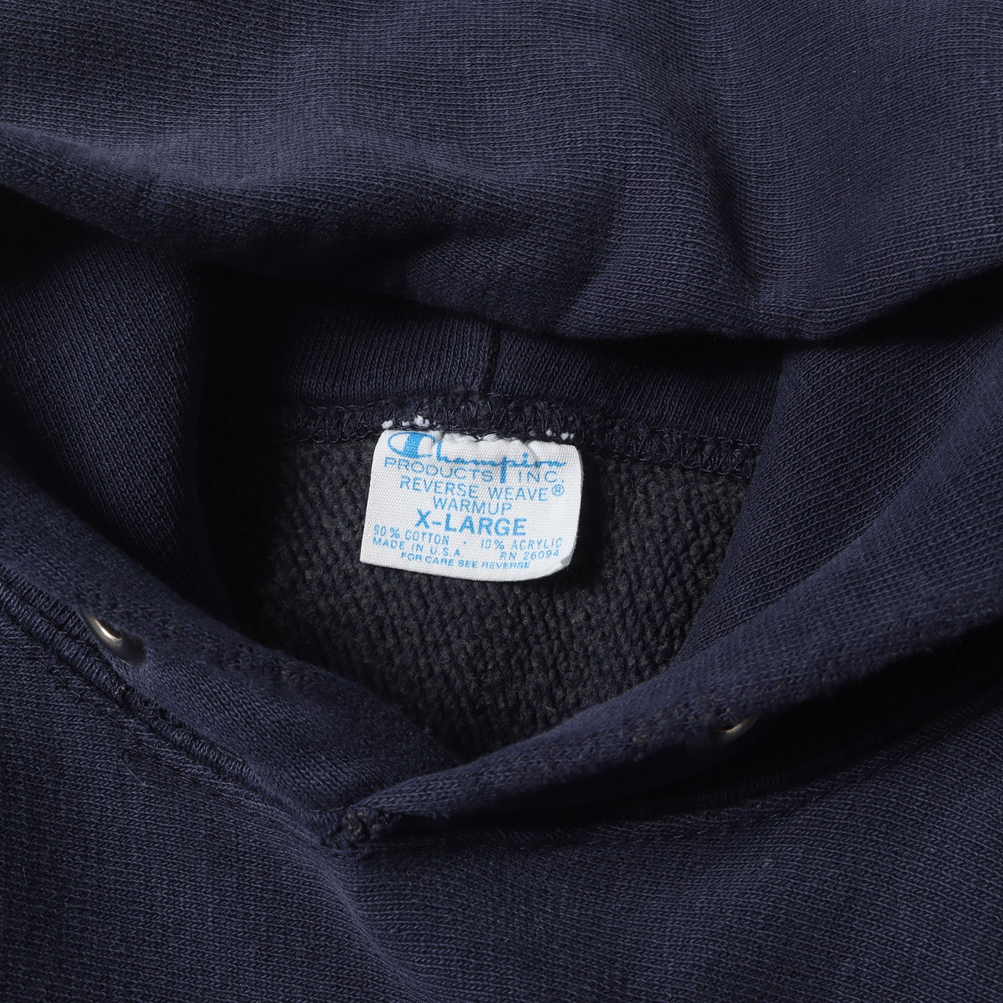 [希少 ビッグサイズ] 70s 単色タグ 後期 リバースウィーブ スウェットパーカー