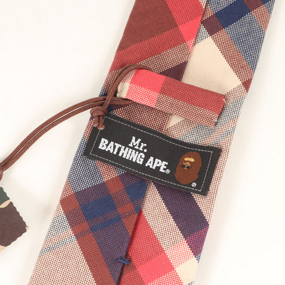 MR. BATHING APE ラブジェネチェック ネクタイ