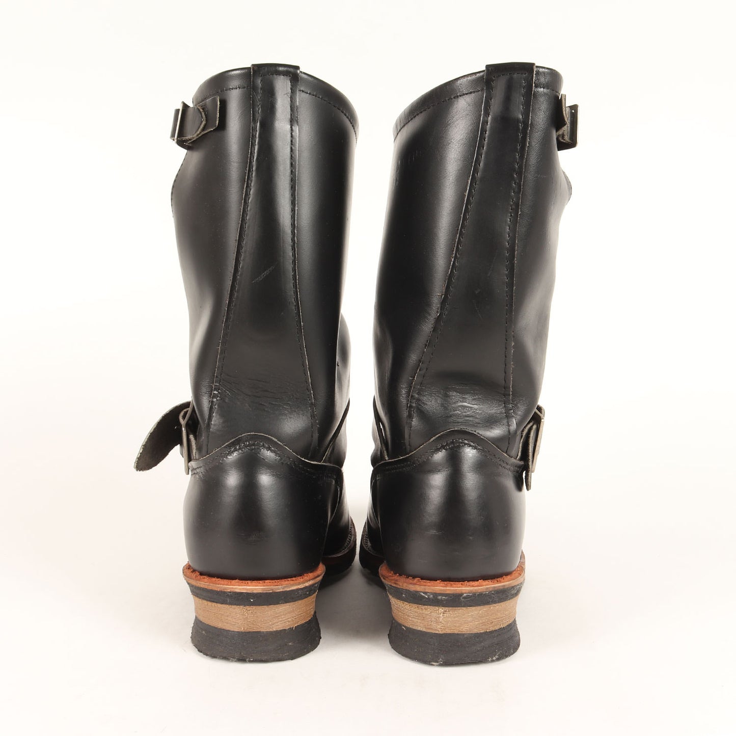 [極美品 2268 PT83] 90s プリント羽タグ 茶芯 エンジニア ブーツ / 1991年製 Engineer Boots