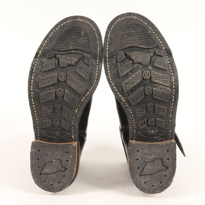 [極美品 2268 PT83] 90s プリント羽タグ 茶芯 エンジニア ブーツ / 1991年製 Engineer Boots