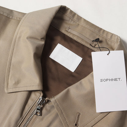 25SS コットン/シルク ギャバジン ハリントンジャケット(HARRINGTON JACKET)