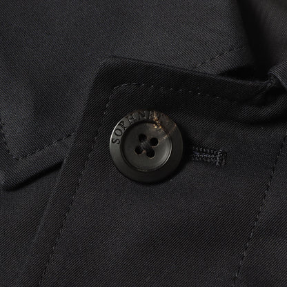 25SS コットン/シルク ギャバジン オーバーサイズ バルマカーンコート(BALMACHAAN COAT)