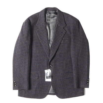 23AW チェック ウール 2つボタン テーラードジャケット(BLENDED WOOL CLASSIC 2BUTTON JACKET)
