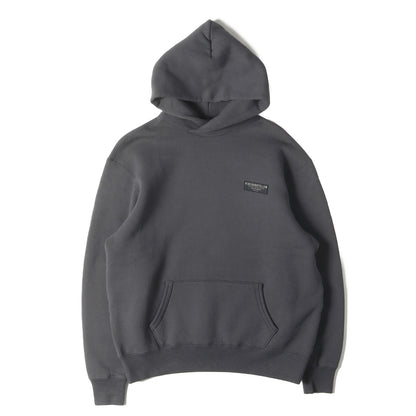 23AW クロスネック ヘビー スウェットパーカー(CROSS NECK HOODIE BAR TAG)