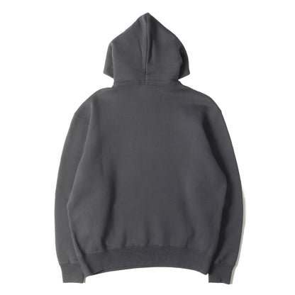 23AW クロスネック ヘビー スウェットパーカー(CROSS NECK HOODIE BAR TAG)