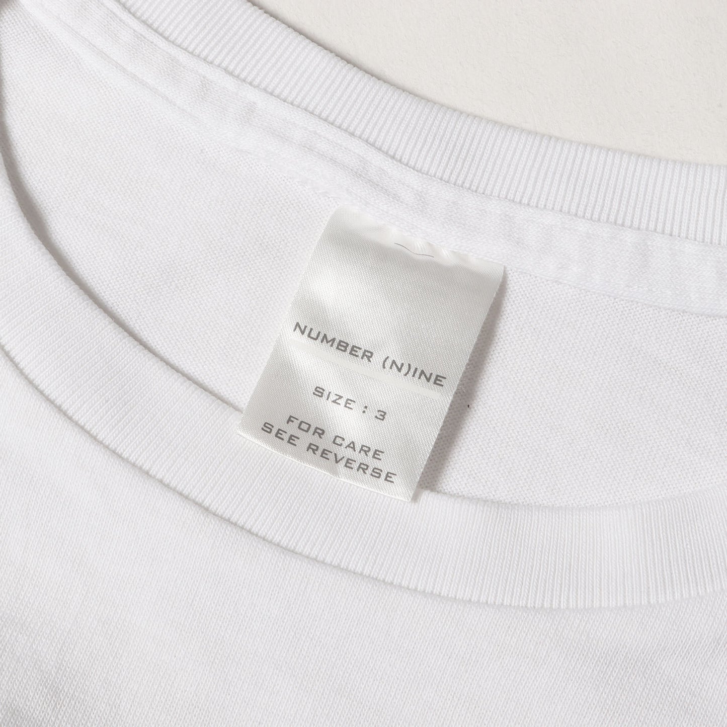 01AW スタンダード期 穴開き加工 エンブレム Tシャツ