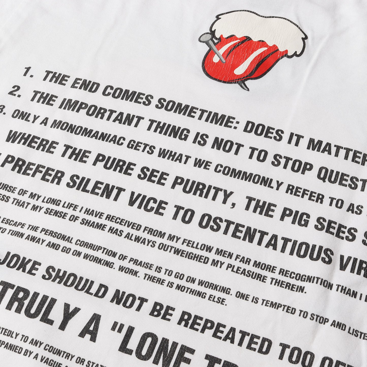 03SS カート期 ベロ Tシャツ