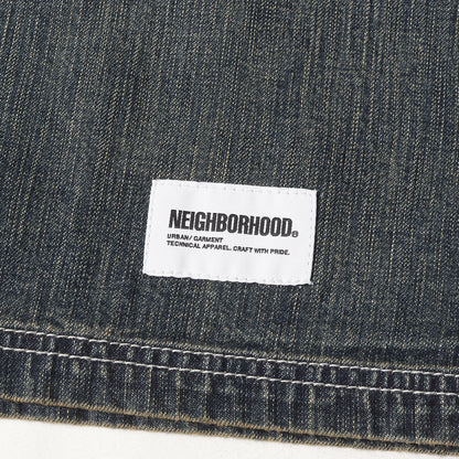 24AW ヴィンテージ加工 2ndタイプ デニムシャツ(WASHED DENIM SHIRT LS)