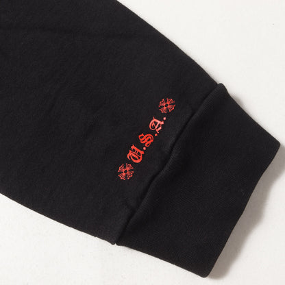 オンライン限定 スクロールラベル スウェット パーカー