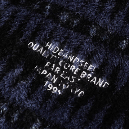 22AW 総柄デザイン フリースボア ジャケット(Boa Zip Jacket)