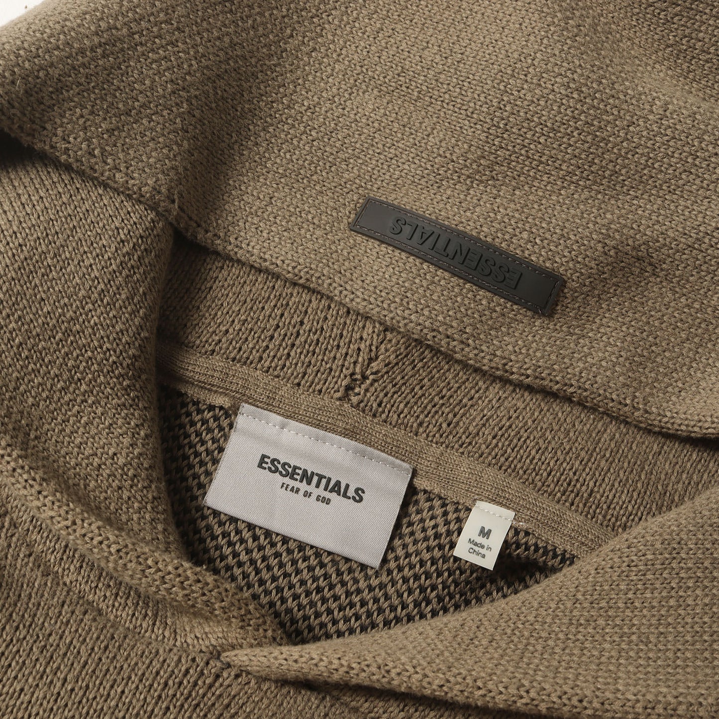 FGO ESSENTIALS ヘビーニット プルオーバー パーカー