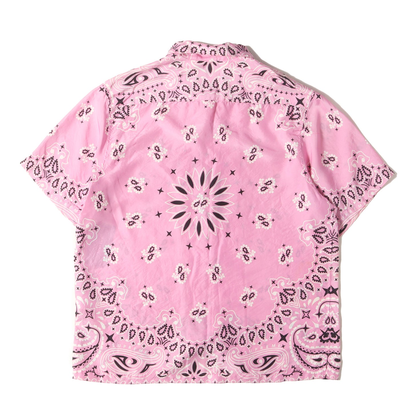 21SS バンダナ柄 シルク 半袖シャツ(Bandana Silk S/S Shirt)