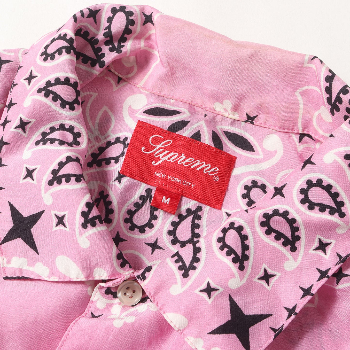 21SS バンダナ柄 シルク 半袖シャツ(Bandana Silk S/S Shirt)