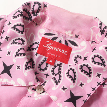 21SS バンダナ柄 シルク 半袖シャツ(Bandana Silk S/S Shirt)