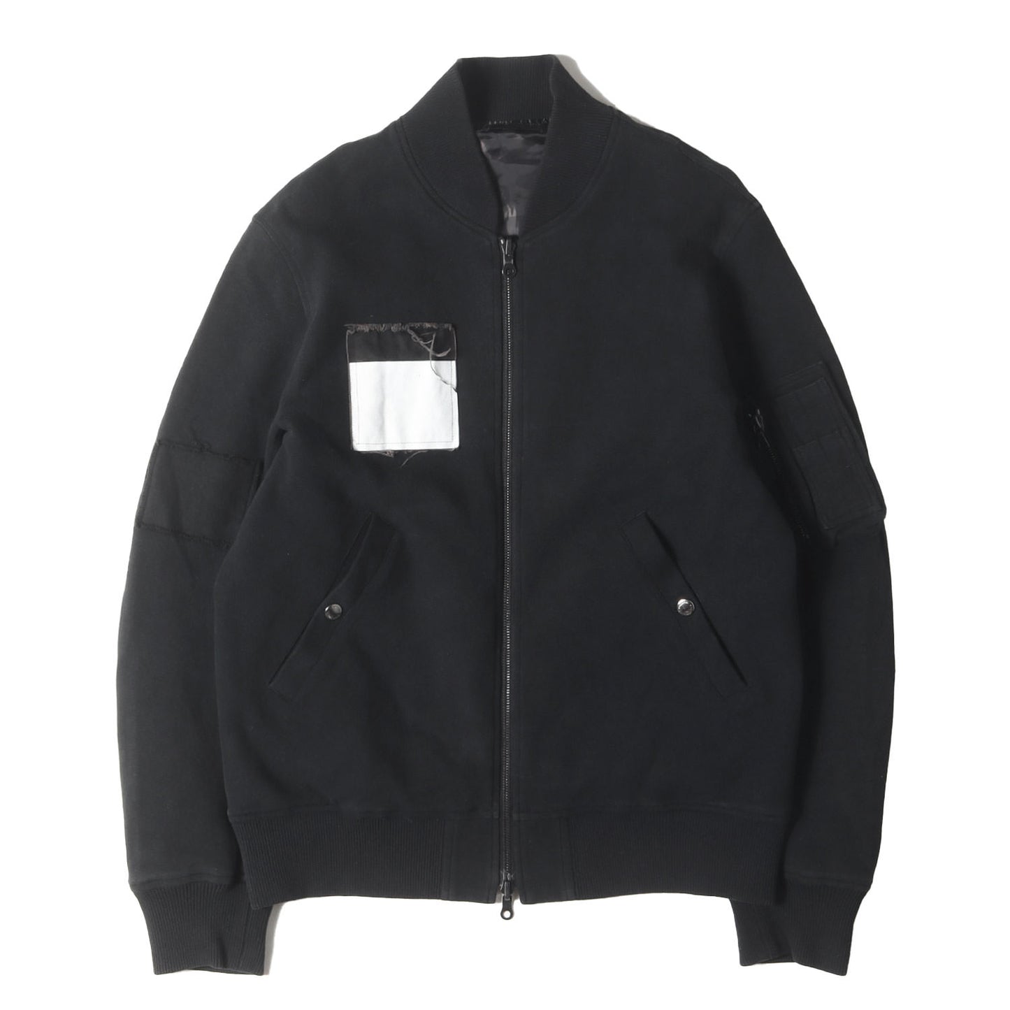 パッチワーク リバーシブル MA-1 ジャケット(PATCH WORK JERSEY MA-1)