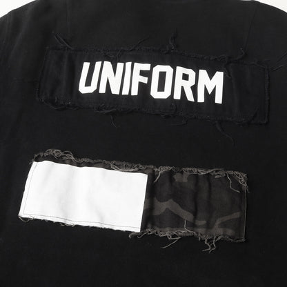 パッチワーク リバーシブル MA-1 ジャケット(PATCH WORK JERSEY MA-1)