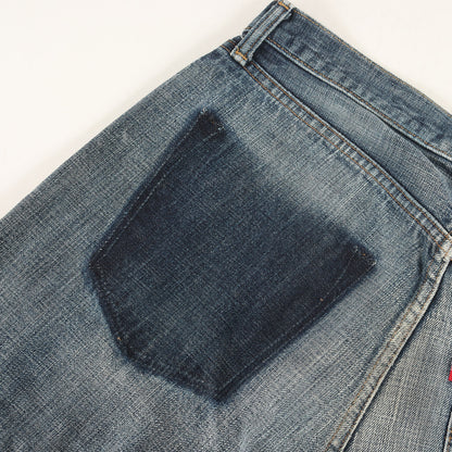 ×Levi's あともす&みいね 501 ダメージリペア加工 デニムパンツ