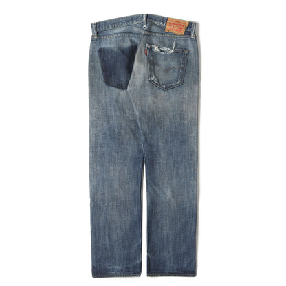 ×Levi's あともす&みいね 501 ダメージリペア加工 デニムパンツ