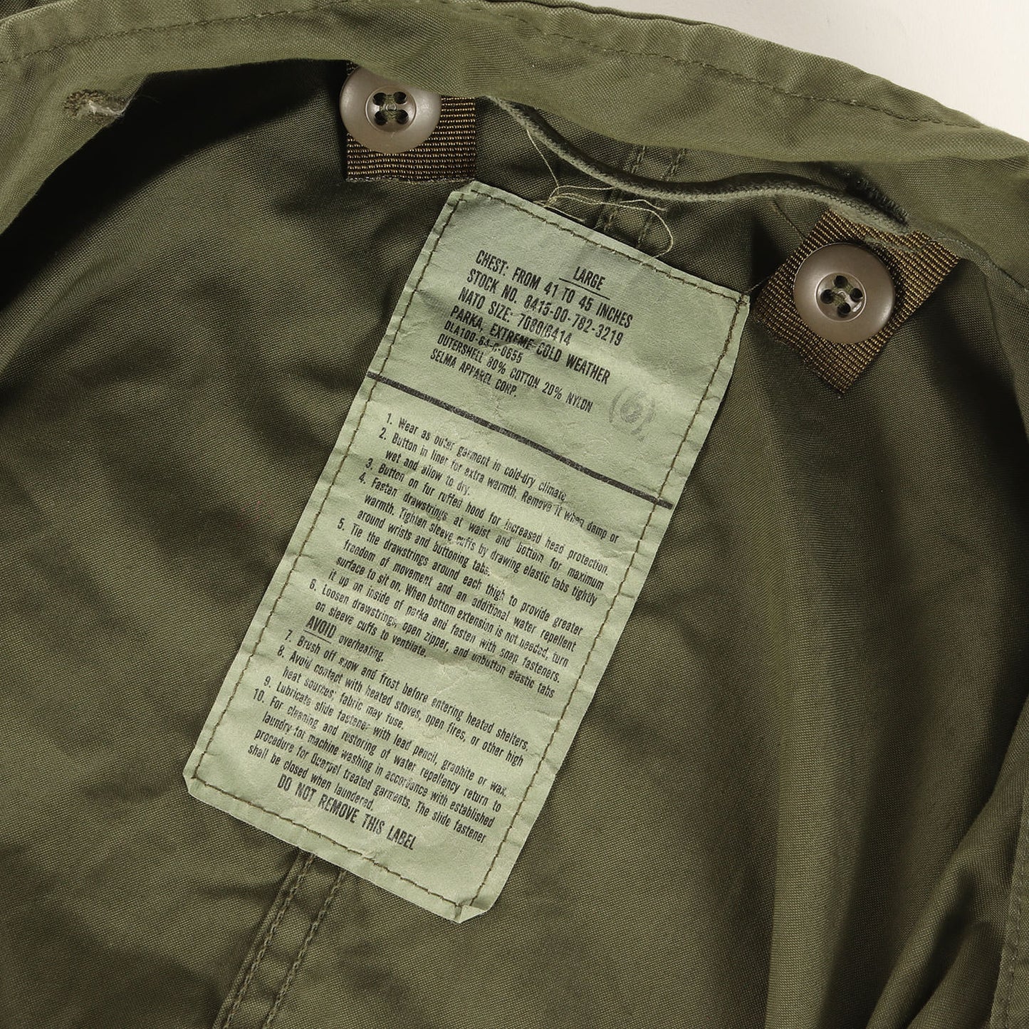80s 米軍実物 M-65 フィッシュテール モッズコート