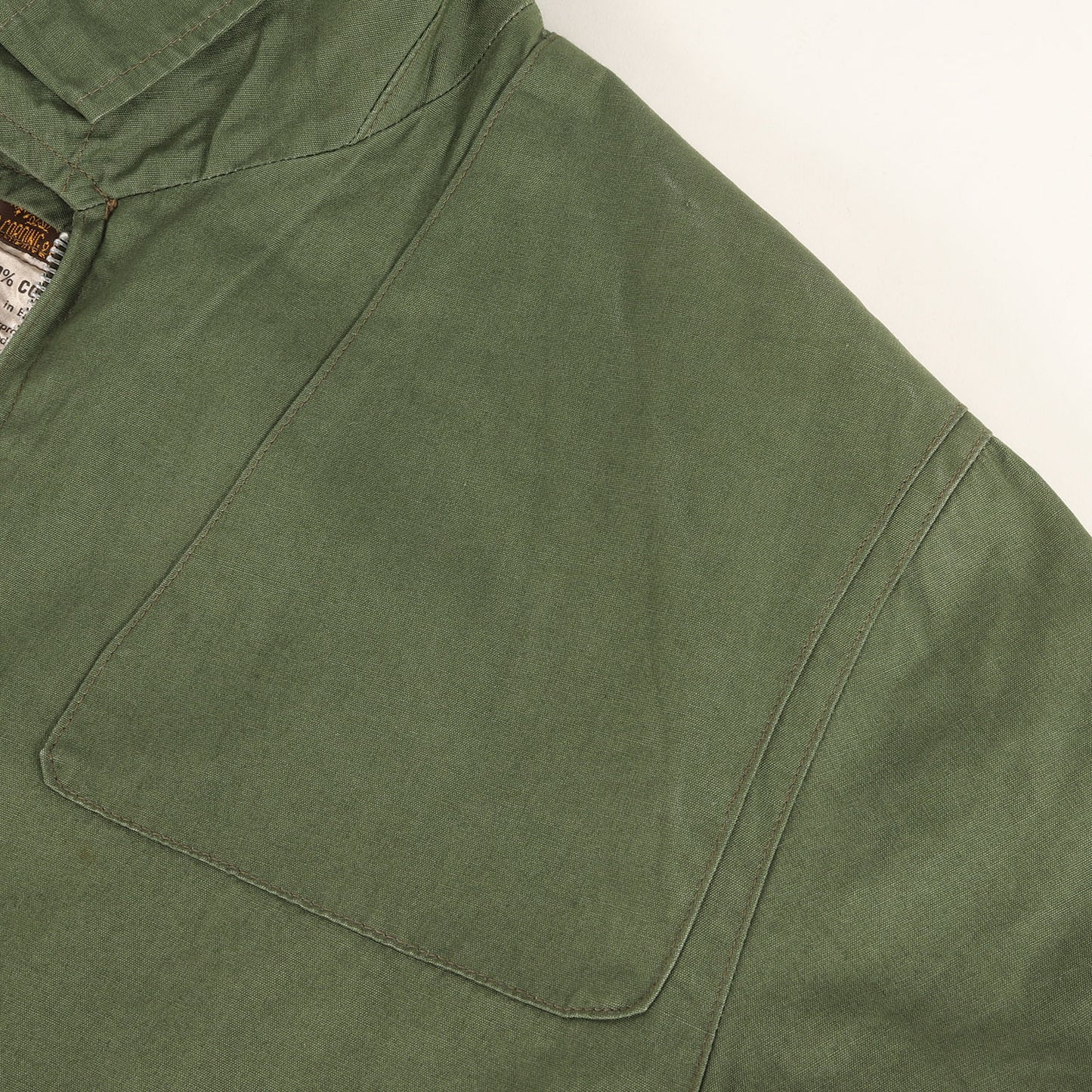 [希少 J.C.CORDINGS別注] 60s チンスト付き シューター × ウォーカー コットン フルジップ ジャケット 英国製