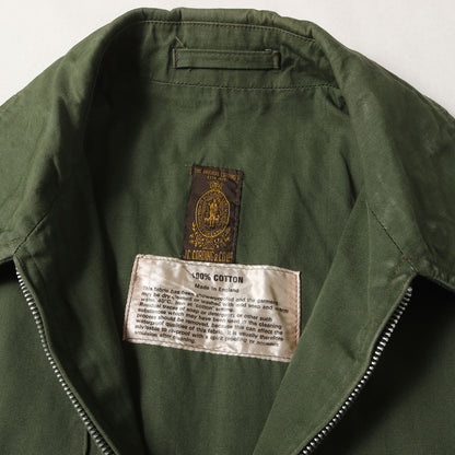 [希少 J.C.CORDINGS別注] 60s チンスト付き シューター × ウォーカー コットン フルジップ ジャケット 英国製