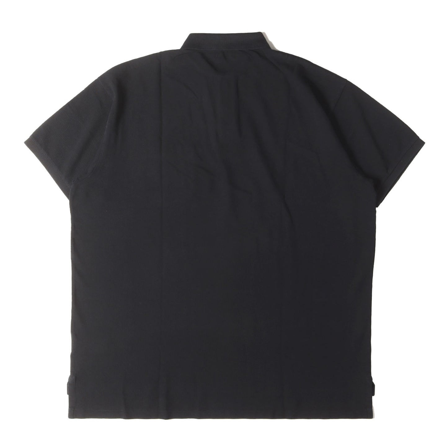 [復刻 近年モデル] ウォッシュ加工 ビッグサイズ 裾ポニー 鹿の子 ポロシャツ (THE BIG SHIRT)