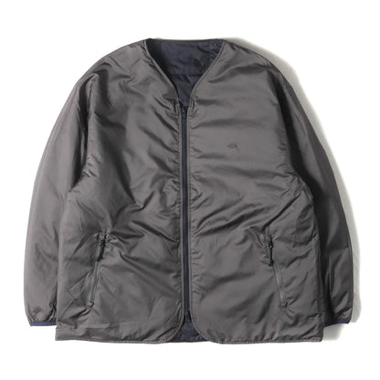 24AW PLAS リバーシブル キルティング ダウンカーディガン ジャケット (Field Reversible Down Cardigan)