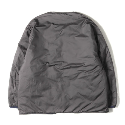 24AW PLAS リバーシブル キルティング ダウンカーディガン ジャケット (Field Reversible Down Cardigan)