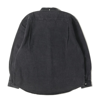 25SS スモールBOXロゴ デニム ボタンダウンシャツ(Small Box Denim Shirt)
