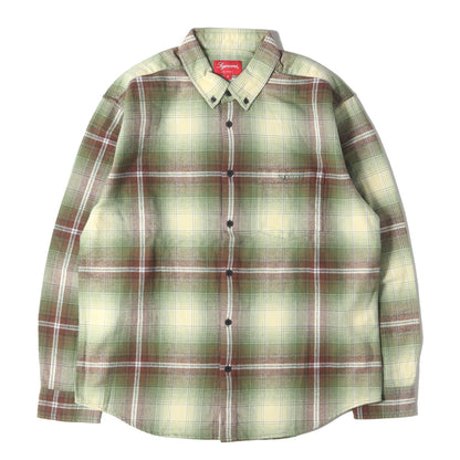 23SS シャドーチェック ボタンダウン フランネル シャツ(Shadow Plaid Flannel Shirt)