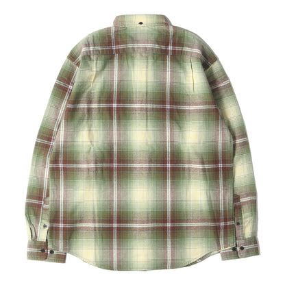 23SS シャドーチェック ボタンダウン フランネル シャツ(Shadow Plaid Flannel Shirt)