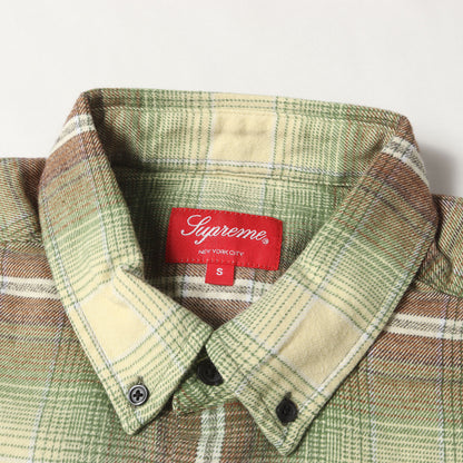 23SS シャドーチェック ボタンダウン フランネル シャツ(Shadow Plaid Flannel Shirt)