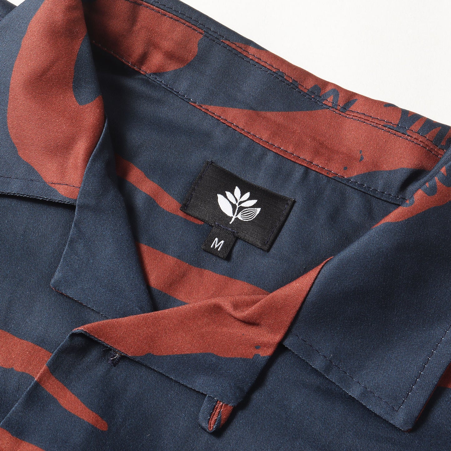 24SS 総柄グラフィック オープンカラー 半袖シャツ(LINES SHIRT)