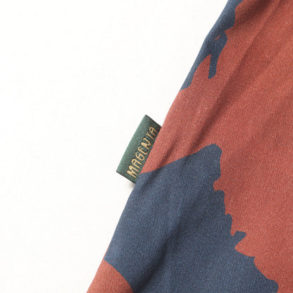 24SS 総柄グラフィック オープンカラー 半袖シャツ(LINES SHIRT)
