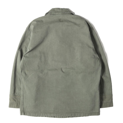 [カフスリメイク品] 40s 米軍実物 U.S.ARMY M-43 HBT ヘリンボーンツイル ジャケット