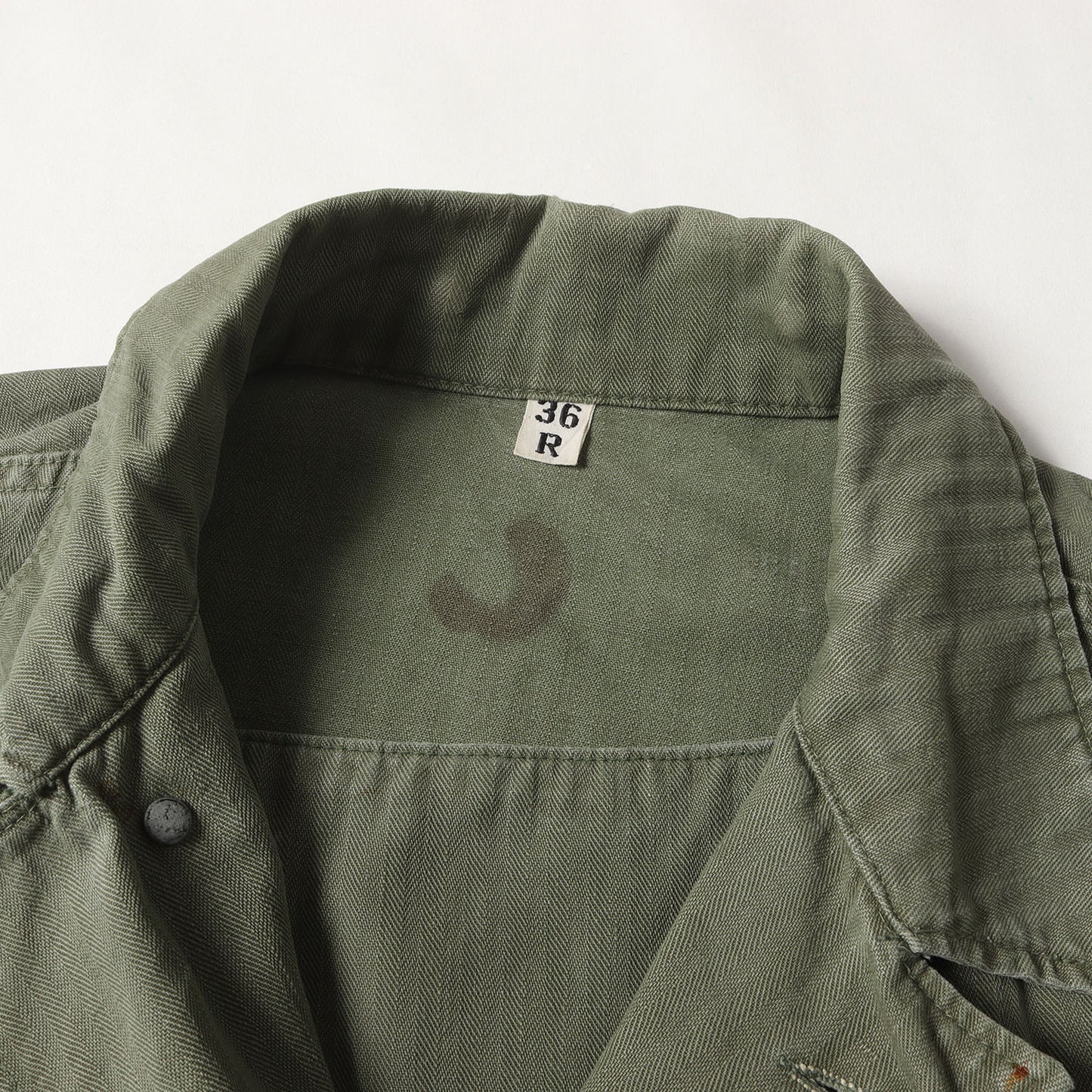 [カフスリメイク品] 40s 米軍実物 U.S.ARMY M-43 HBT ヘリンボーンツイル ジャケット
