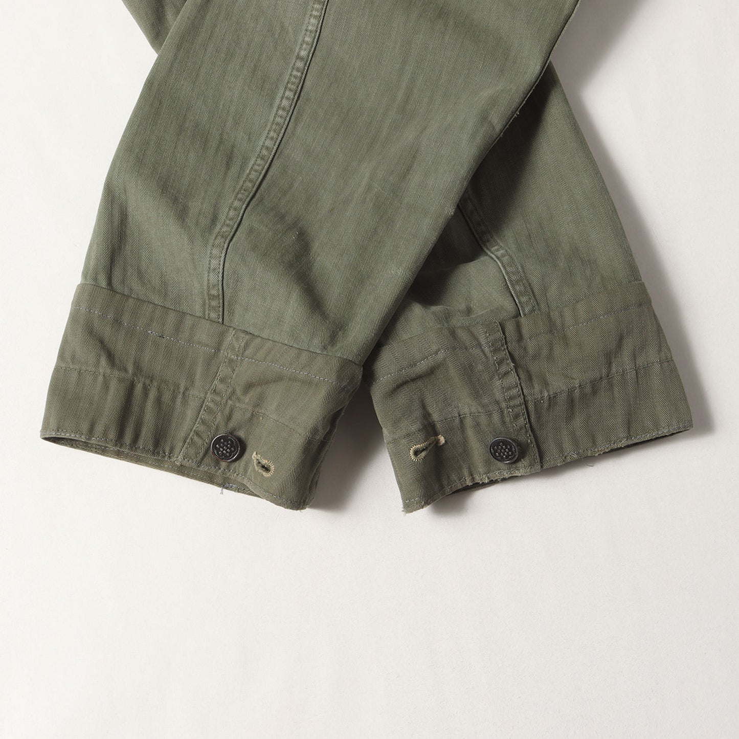 [カフスリメイク品] 40s 米軍実物 U.S.ARMY M-43 HBT ヘリンボーンツイル ジャケット