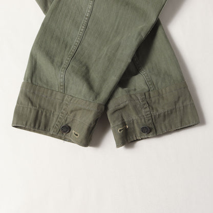 [カフスリメイク品] 40s 米軍実物 U.S.ARMY M-43 HBT ヘリンボーンツイル ジャケット