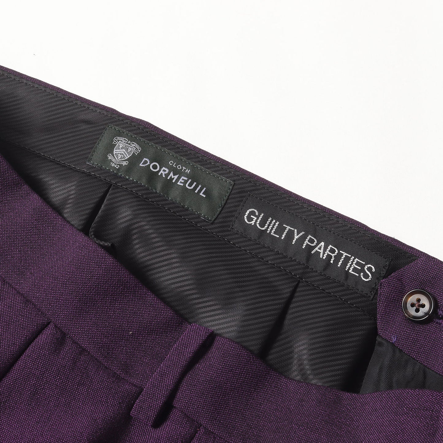 24AW ×DORMEUIL プリーツ スラックスパンツ(PLEATED TROUSERS)