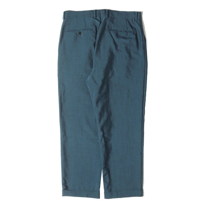 ×DORMEUIL プリーツ スラックスパンツ(PLEATED TROUSERS)