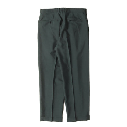 24AW ×DORMEUIL プリーツ スラックスパンツ(PLEATED TROUSERS)
