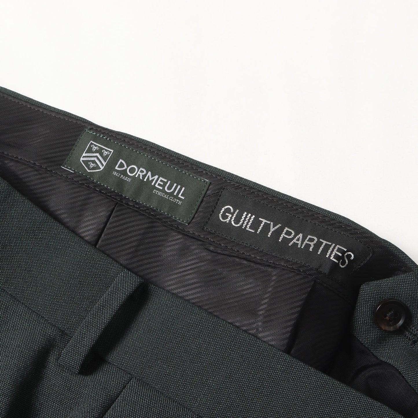 24AW ×DORMEUIL プリーツ スラックスパンツ(PLEATED TROUSERS)